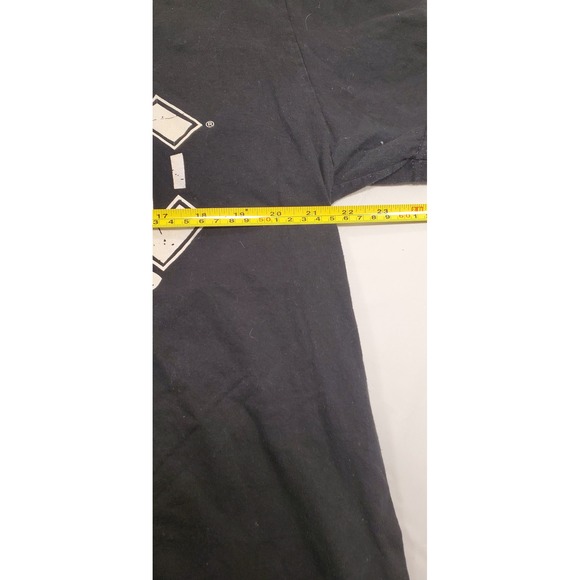 ACDC Back in Black World Tour 1980 1981 Black T Shirt Mens XL vintage - Picture 2 of 6